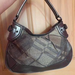 Silver Burberry Bag